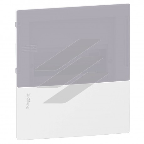 Щит прихованого монтажу Mini Pragma на 1 ряд 8 модулів, димчаті двері, Schneider Electric