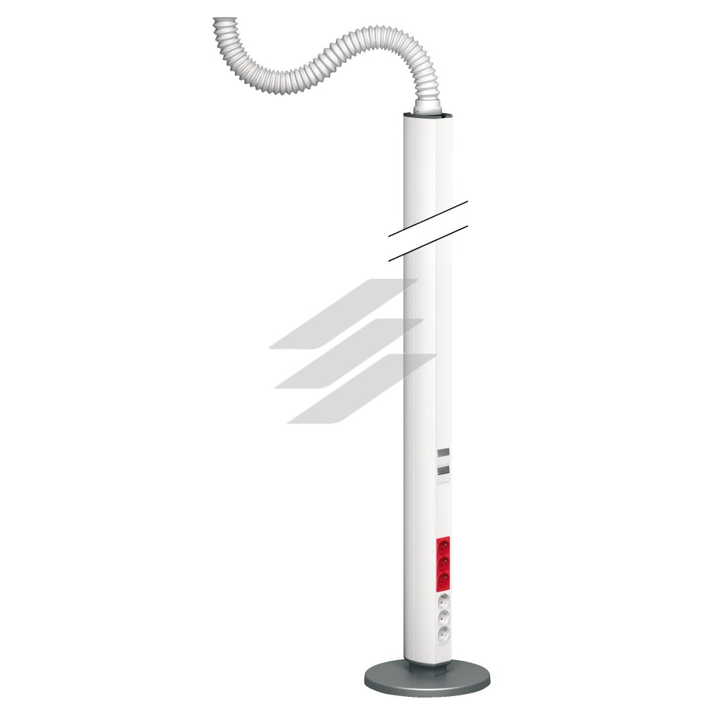 Колона 2-стороння 2.9м, без основи біла, Schneider Electric