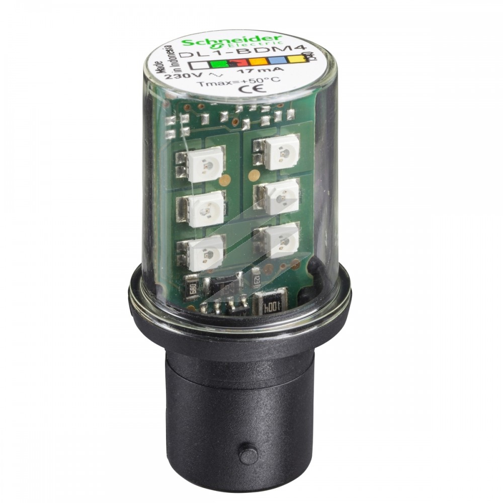 світлодіод ва15d блакитний, Schneider Electric
