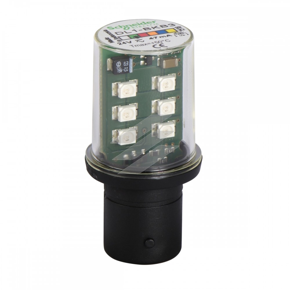 Блимавка, світлодіод зелений, 24V, 50Гц, Schneider Electric