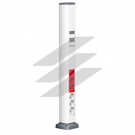 Міні-колона 1-стороння 0.70м, біла RAL9010.Schneider Electric