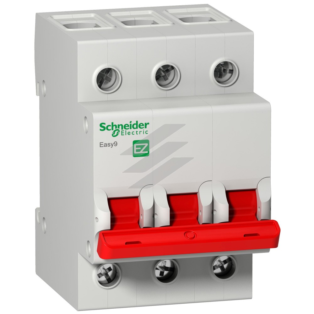 Вимикач навантаження EZ9 ''I-O'' 3Р 400в 125A 5kA, Schneider Electric