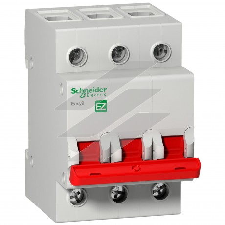 Вимикач навантаження EZ9 ''I-O'' 3Р 400в 125A 5kA, Schneider Electric