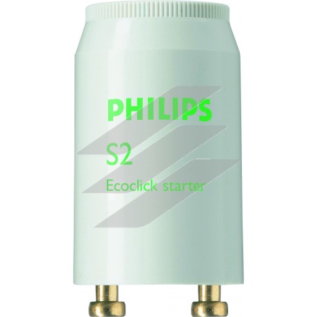 Стартери для люмінесцентних ламп S2 4-22W SER 220-240V WH EUR / 12X25CT