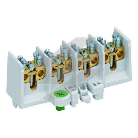 Магістральна клема HA 25-42 (на рейку 35мм), 4-полюсна (вхід-25мм², вихід-2х16мм²), Spelsberg