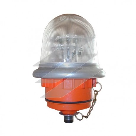 Червоний сигнальний світильник для маркування висотних об'єктів ДТУ09У-ЗОД-6-001 У1 ІР65, Ватра