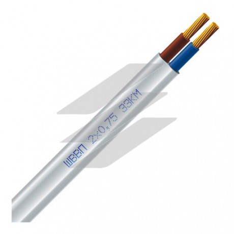 Шнур мідний з'єднувальний ШВВП 2x0.75 705847, ЗЗКМ