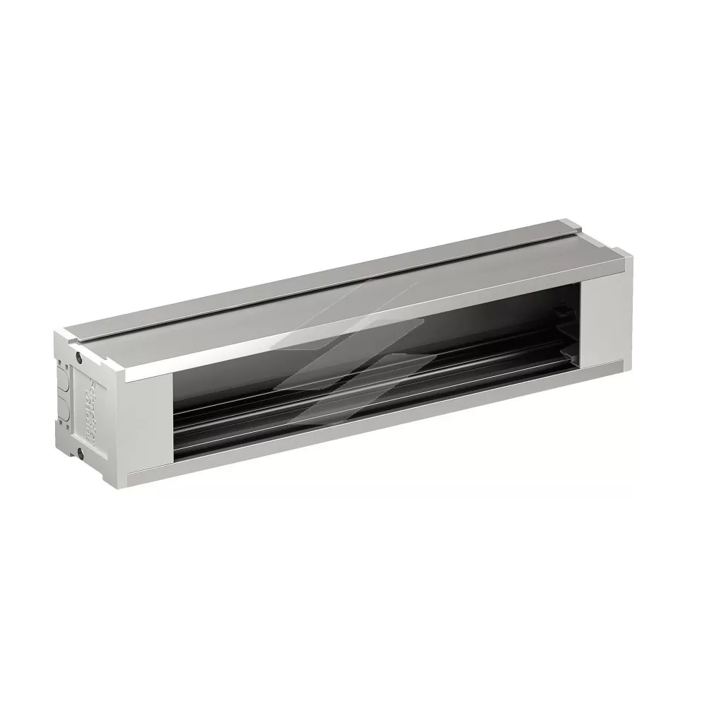 Блок для розеток 5х45, алюмінієвий, пустий, Schneider Electric
