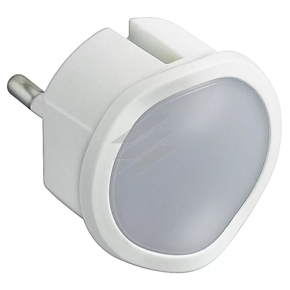 Нічник LED портативний 10A, 230В, 0, 06 Вт, 2 функції: ліхтарик аварійного освітлення, нічник з вбудованим світлорегулятором, білий колір, Legrand