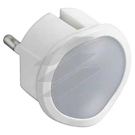 Нічник LED портативний 10A, 230В, 0, 06 Вт, 2 функції: ліхтарик аварійного освітлення, нічник з вбудованим світлорегулятором, білий колір, Legrand