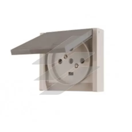 Plexo Розетка електрична (вбудована) 20A, 3K+Н+З, 400В ~, IP44, IK08, колір Сірий, Legrand