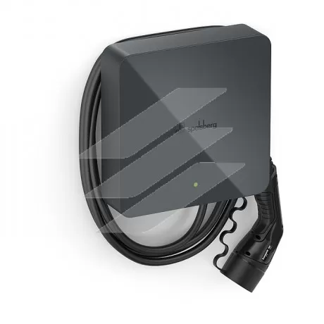 Зарядна станція WallboхSmart Pro Graphite 11kW, 3 фази, 16А, штекер типу ІІ, для e-mobility, ІР54, ІК08, кабель 5м колір графітовий, РС, Spelsberg