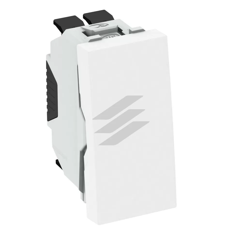 Перемикач односторонній 10A, 250 V~, 1/2 Modul45 /білий, OBO Bettermann