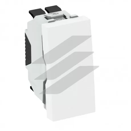 Перемикач односторонній 10A, 250 V~, 1/2 Modul45 /білий, OBO Bettermann