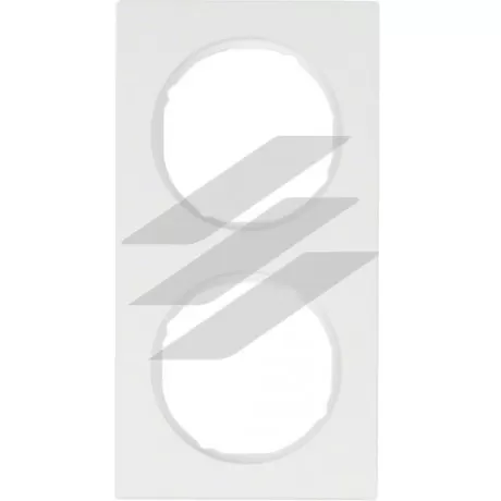 Рамка 2 постова пластик/полярна білизна, R.3, Hager