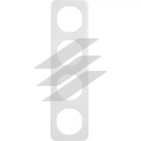 Рамка 4 постова пластик/полярна білизна, R.1, Hager