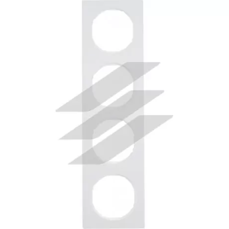 Рамка 4 постова пластик/полярна білизна, R.3, Hager