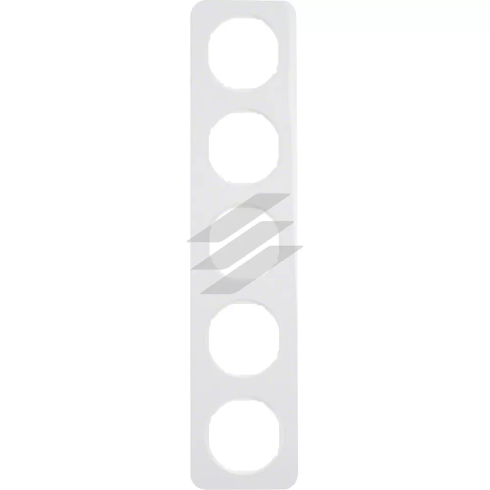 Рамка 5 постова пластик/полярна білизна, R.1, Hager
