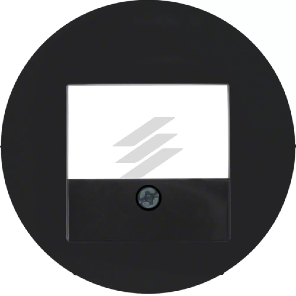 Накладка для розеток для гучномовців, USB-розеток, чорна, R.х, Hager