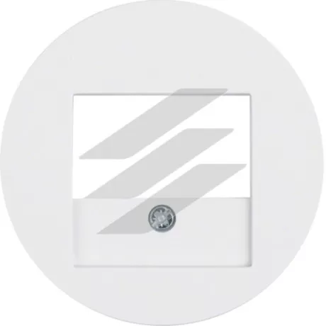 Накладка для розеток для гучномовців, USB-розеток, полярна білизна, R.х, Hager