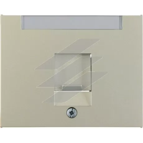 Накладка для суппортів під модуль RJ12/RJ45, сталевий лак, K.5, Hager