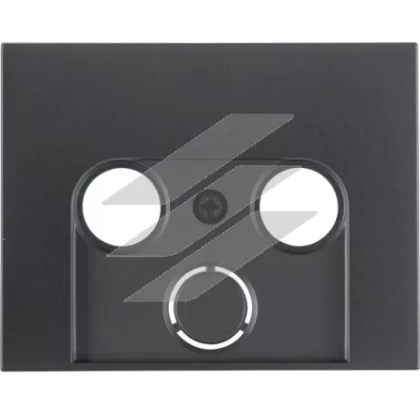 Накладка для анетенної розетки 2/3 отвори, антрацит, K.1, Hager