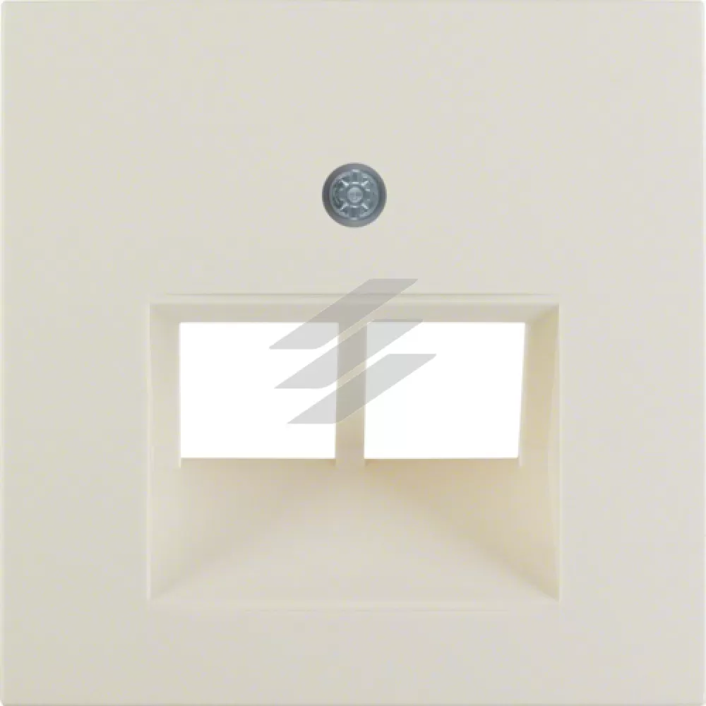 Накладка для розетки UAE/E-DAT, біла S.1, Hager