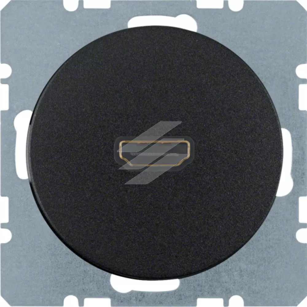 HDMI-розетка, чорна, R.x, Hager