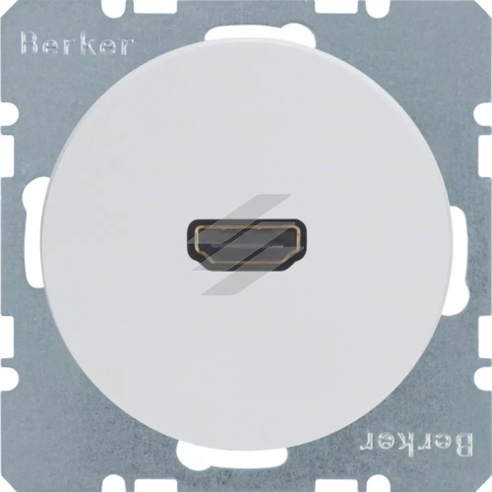 HDMI-розетка, полярна білизна, R.x, Hager