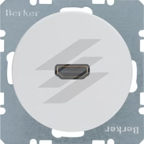 HDMI-розетка, полярна білизна, R.x, Hager