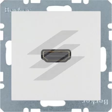 HDMI-розетка, полярна білизна S.1, Hager
