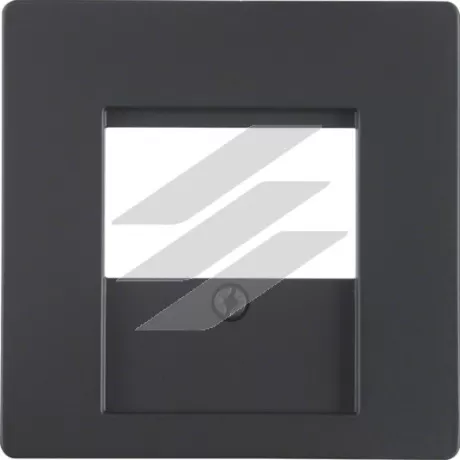 Накладка для розеток для гучномовців, USB-розеток, антрацит, Q.х, Hager