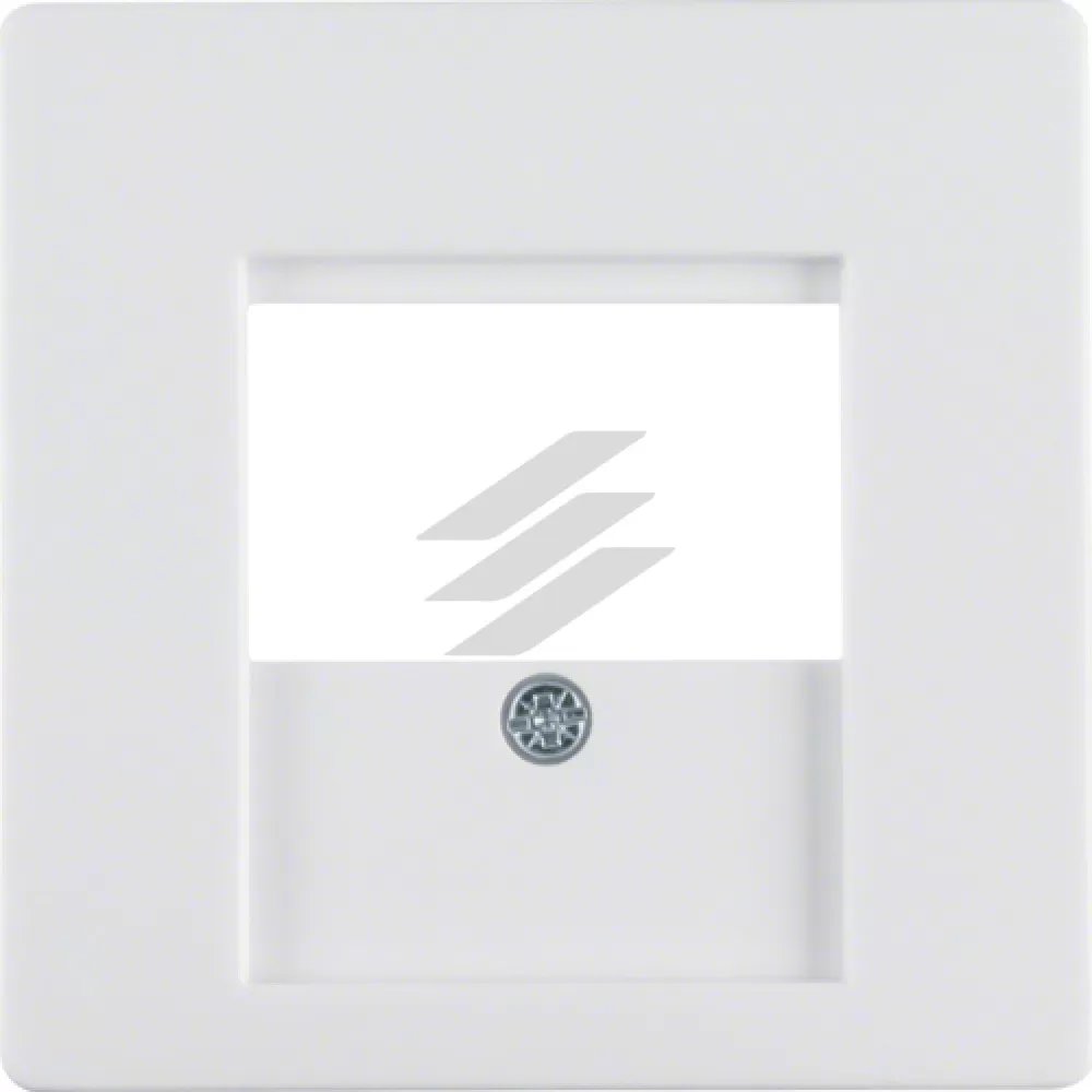 Накладка для розеток для гучномовців, USB-розеток, полярна білизна, Q.х, Hager