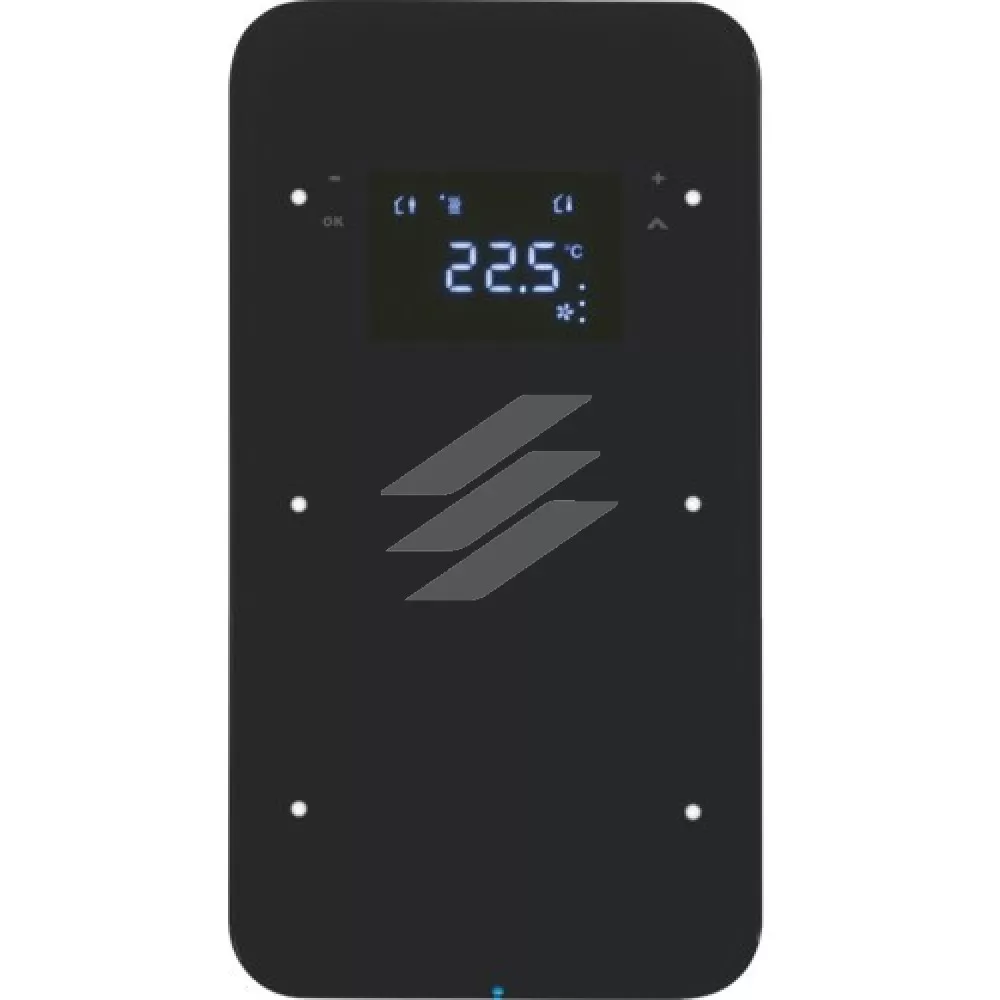 Скляний сенсор 2-кан. з регул. температури, чорний, TS Sensor R.1, Hager