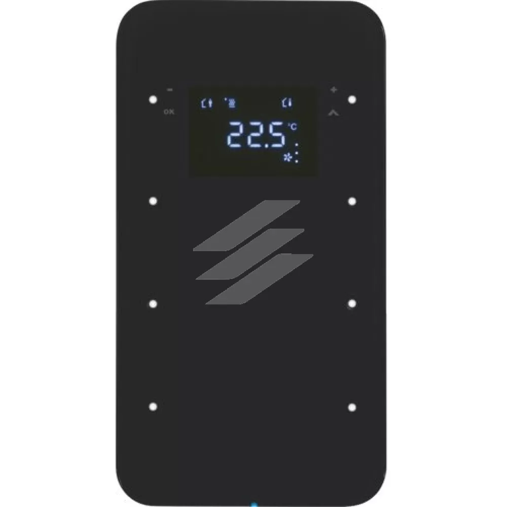 Скляний сенсор 3-кан. з регул. температури, чорний, TS Sensor R.1, Hager