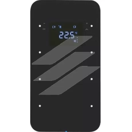 Скляний сенсор 3-кан. з регул. температури, чорний, TS Sensor R.1, Hager