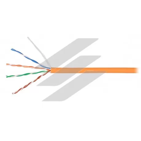 Кабель мережевий U/UTP cat.5е 4х2х0.51 мм, LSZH, IvyNET
