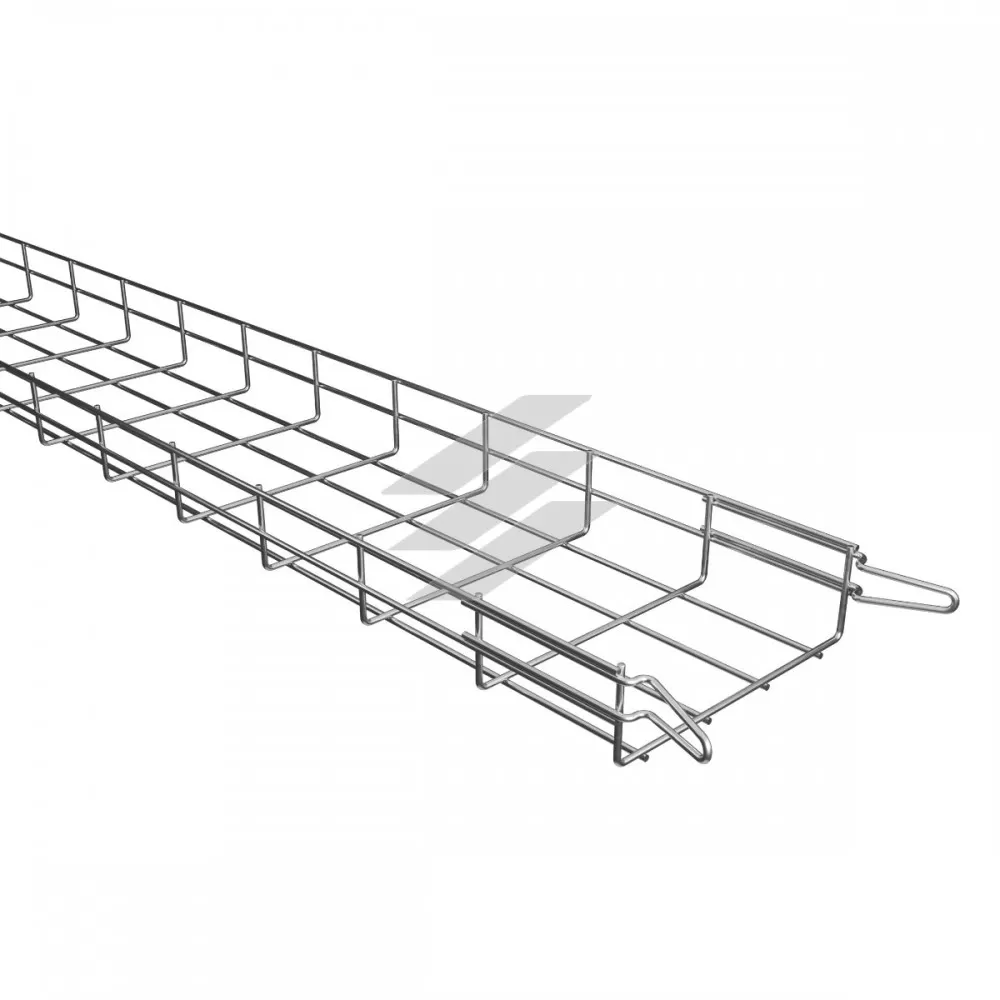 Лоток кабельний сітчастий KOPOS з муфтою, розміри-60x200x3000mm, Товщ. метал-4,0, нержавіюча сталь, INOXDZI 60X200_VIX, КОПОС