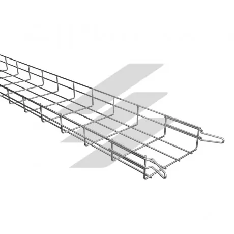 Лоток кабельний сітчастий KOPOS з муфтою, розміри-60x200x3000mm, Товщ. метал-4,0, нержавіюча сталь, INOXDZI 60X200_VIX, КОПОС