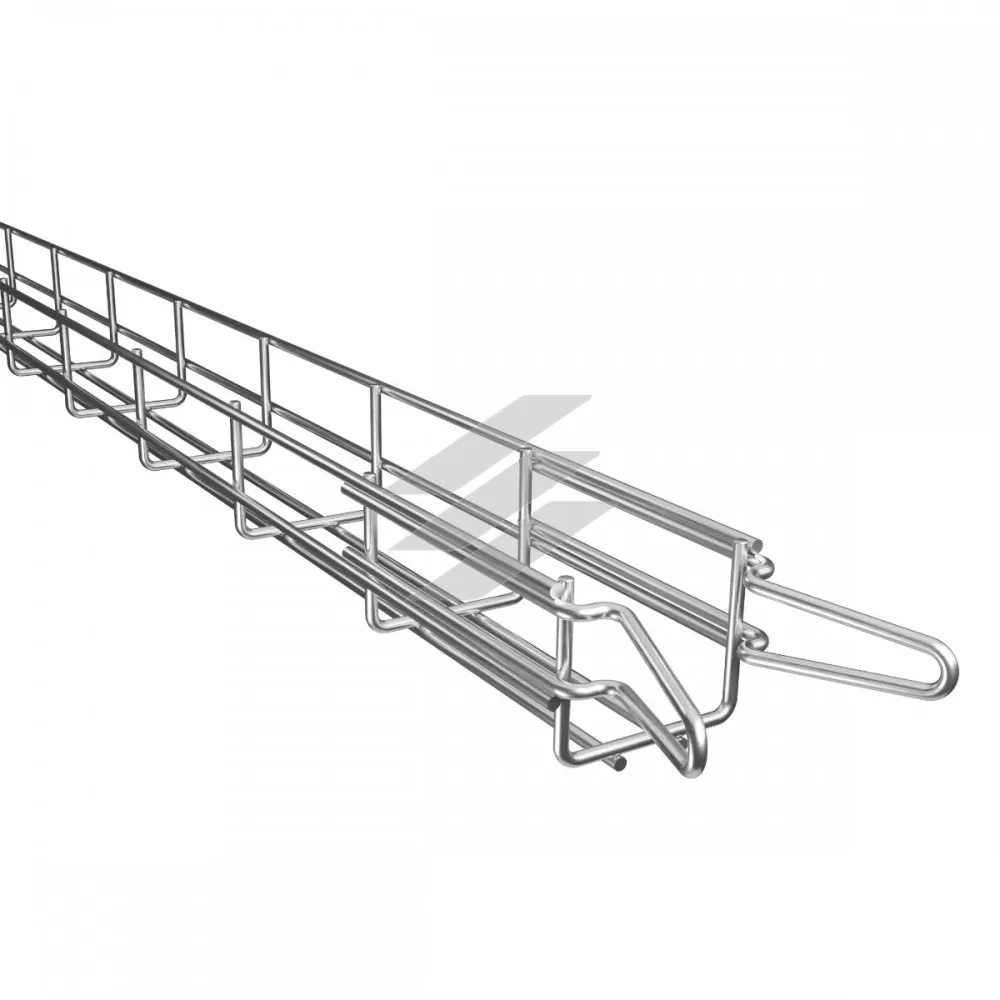 Лоток кабельний сітчастий KOPOS з муфтою, розміри-60x60x3000mm, Товщ. метал-3,5, нержавіюча сталь, INOXDZI 60X60_VIX, КОПОС