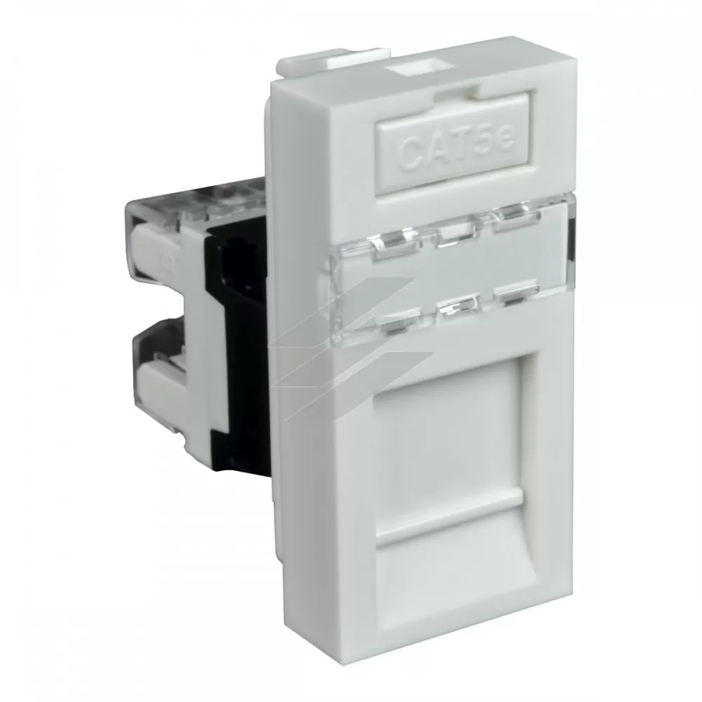 модульний адаптер з комп'ютерним роз'ємом RJ-45 Серія Quadro, QD 45X22.5-RJ-45_HB, КОПОС