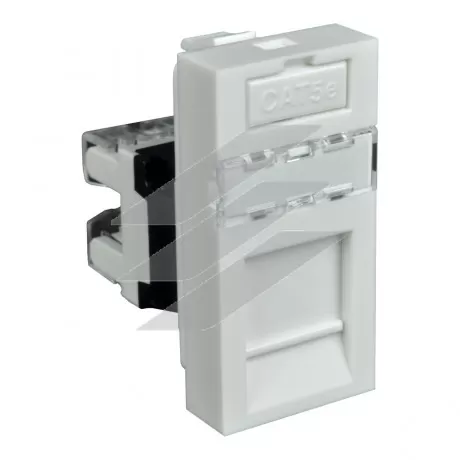 модульний адаптер з комп'ютерним роз'ємом RJ-45 Серія Quadro, QD 45X22.5-RJ-45_HB, КОПОС