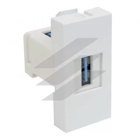 модульний адаптер з роз'ємом USB Серія Quadro, QD 45X22.5-USB_HB, КОПОС