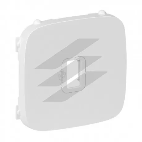 Лицева панель розетки Valena ALLURE USB, білий, Legrand