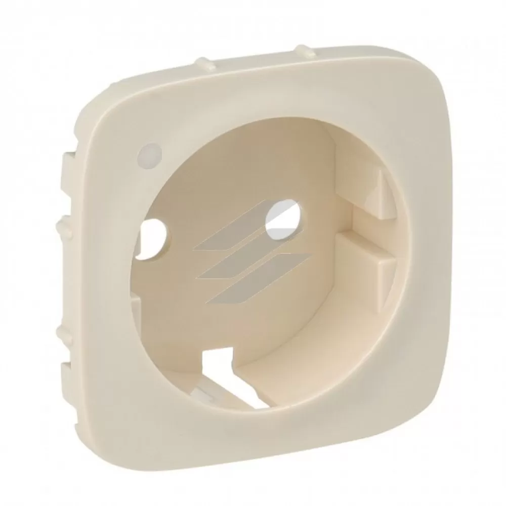Накладка розетки Valena ALLURE 2P+PE з індикатором, слонова кістка, Legrand