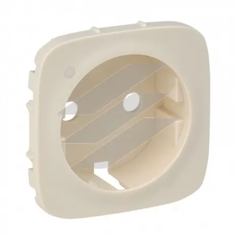 Накладка розетки Valena ALLURE 2P+PE з індикатором, слонова кістка, Legrand