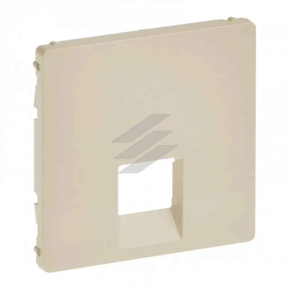 Лицева панель розетки Valena LIFE RJ11/RJ45, слонова кістка, Legrand