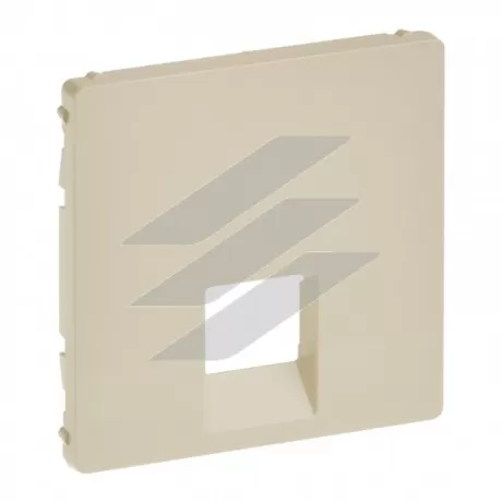 Лицева панель розетки Valena LIFE RJ11/RJ45, слонова кістка, Legrand