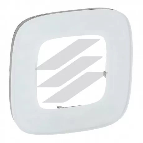 Рамка Valena ALLURE 1 постова, біле скло, Legrand