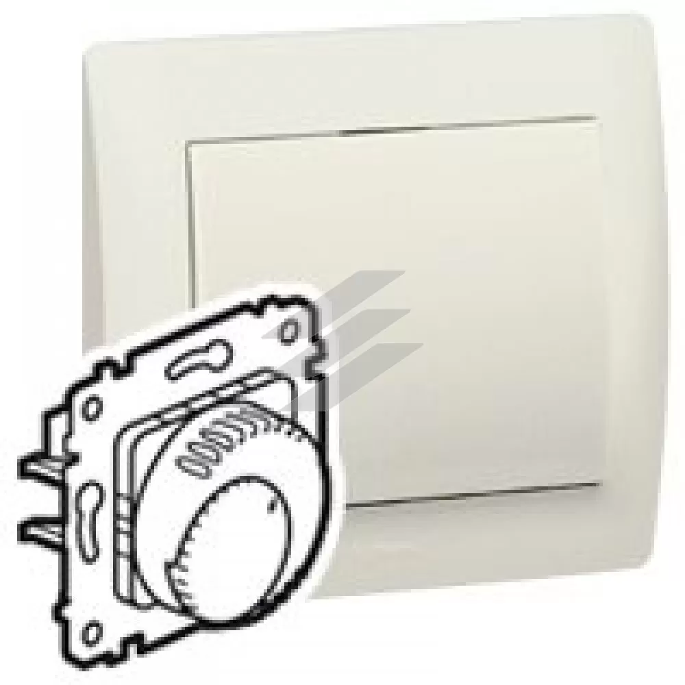 Термостат Galea Life з NC контактом та LED індикацією (діапазон: від+5°C до+30°C), (8А при cosф=1, 4А при cosф=0, 6) 230В~, Pearl, Legrand